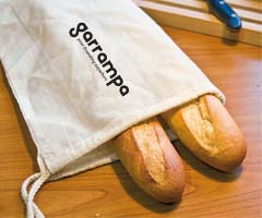 Sacchetti di pane di stoffa personalizzati