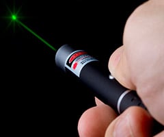 Inexpensive custom laser pointer