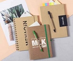 Personalized notebooks and notepads