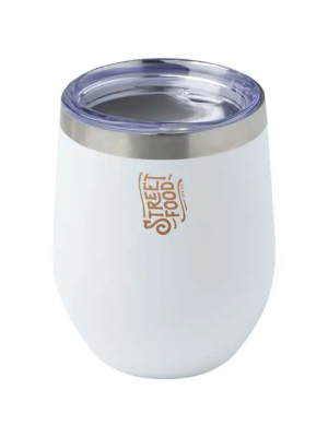 Taza con aislamiento de cobre de 350 ml de acero inóxidable reciclado con certificado RCS 