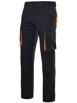 Pantalons de treball velilla stretch bicolor multibutxaques de polièster amb impressió vista 1