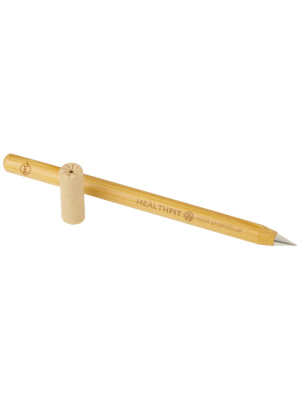 Bolígrafo de bambú sin tinta 