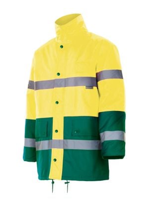 Reflektierende Jacken und Parkas Velilla zweifarbig Warnschutz 166 Polyester Ansicht 1