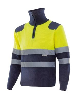 Jaquetes i parkes reflectants velilla bicolor amb cremallera alta visibilitat d'acrílic per personalitzar vista 1