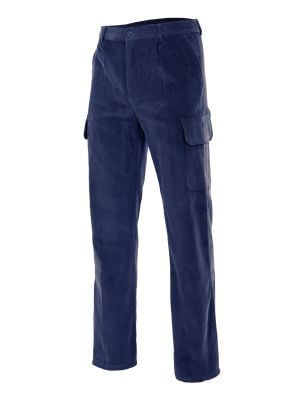 Pantalons de treball velilla pana multibutxaques de 100% cotó per personalitzar vista 1