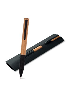 Luxus kugelschreiber bach bambus ökologisch gedruckt bilden 1