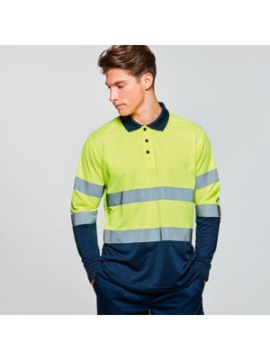 Polos fluo roly polaris ls polyester pour personnaliser image 1