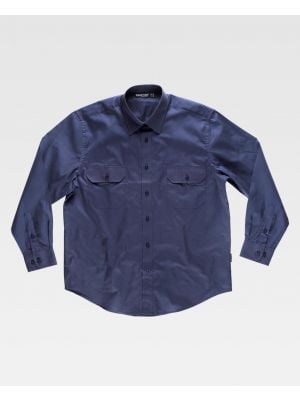 Camisas de trabajo workteam algodon cuello clasico de 100% algodÃ³n vista 1