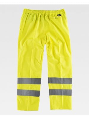 Pantaloni catarifrangenti ad alta visibilità Workteam c3915 in cotone vista 1