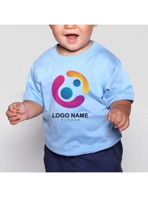 Camisetas manga corta roly baby de 100% algodón para personalizar vista 3