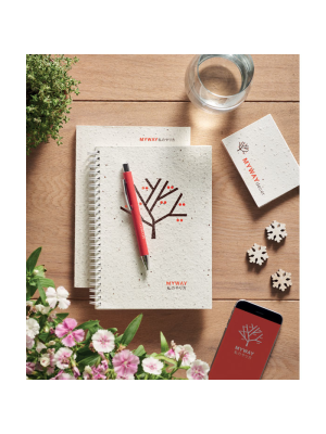 SEED BOOK Libreta A5 tapas de semillas