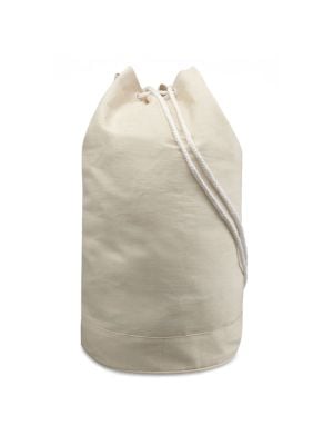 Personalisierter Rucksack aus 100 % Baumwolle mit Kordelzug Ansicht 2