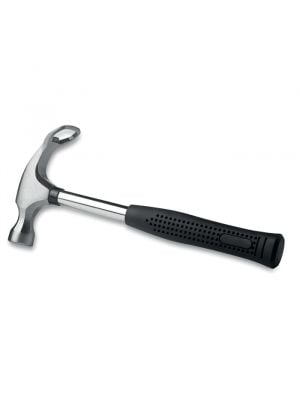 Outils multifonctions marteau bierhammer avec décapsuleur en métal avec logo vue 1