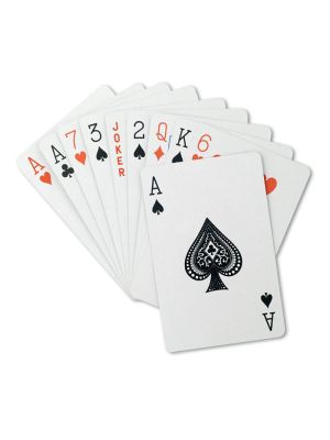 Decks et jeux de société jeu de cartes aruba en boite plastique avec publicité vue 1