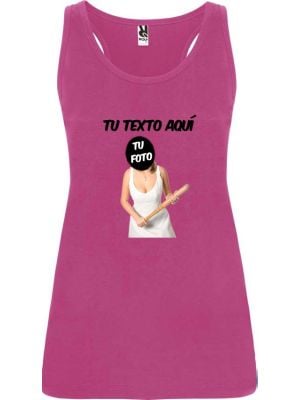 Brautabschieds-Tanktop mit Fledermaus für Damen in Farbe Ansicht 1