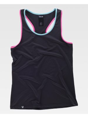 Fitness workteam camiseta deportiva s7520 de algodon vista 2