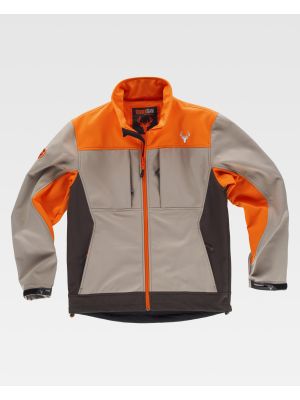 Soft shell trabajo workteam s8625 de algodon con impresiÃ³n vista 1