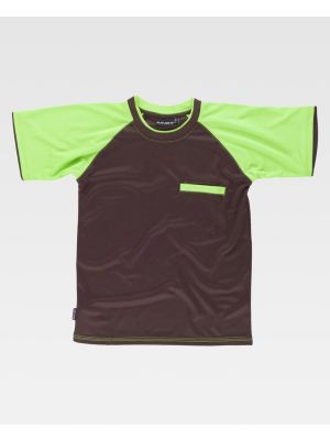 Camisetas reflectantes workteam wf1016 de poliÃ©ster con impresiÃ³n vista 1