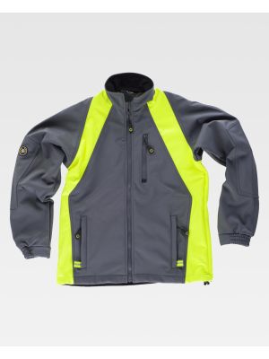 Soft shell trabajo workteam wf1640 de algodon vista 2