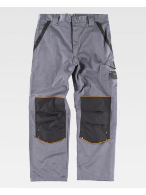 Pantalones de trabajo workteam wf1903 de algodon con impresiÃ³n vista 2