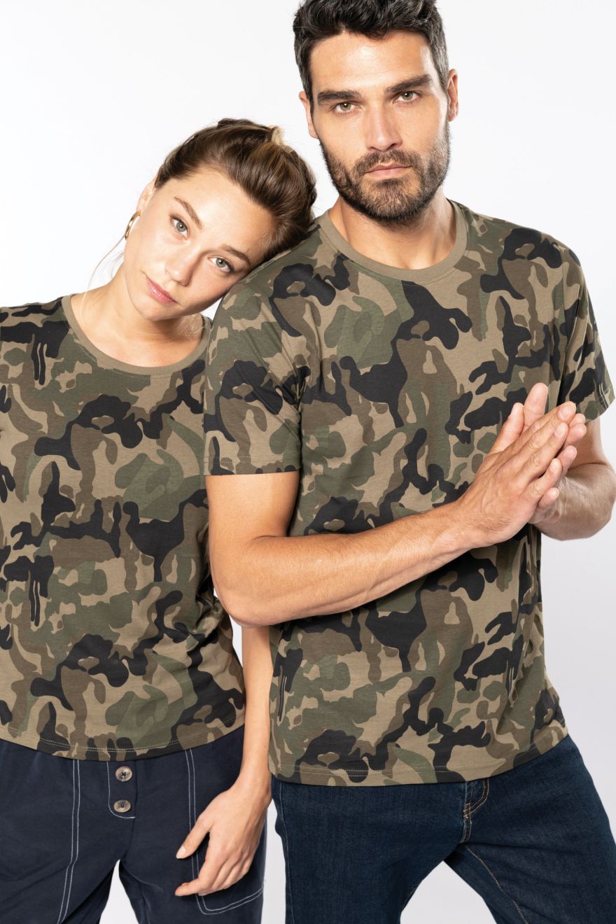 Kamouflage t-shirt för kvinnor