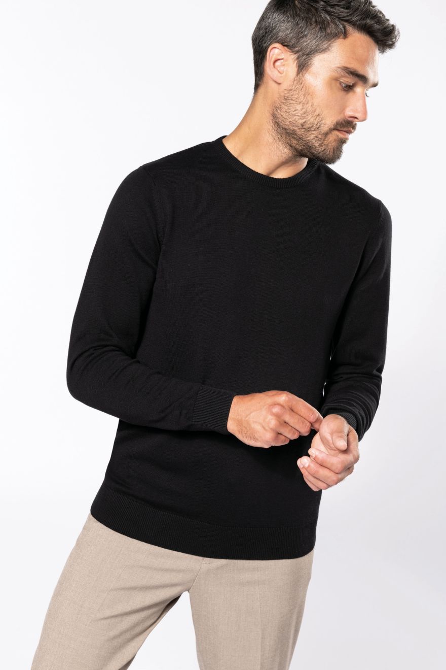 Pull col rond Manche longue