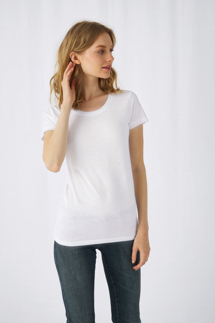 Sublimation kortärmad T-shirt för kvinnor