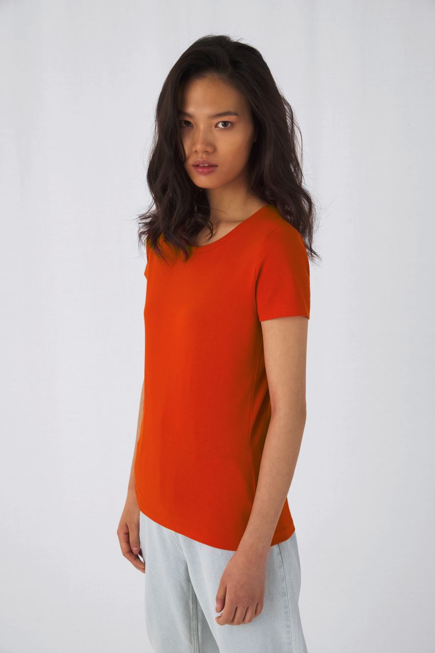 Inspire Plus økologisk T-skjorte for kvinner med korte ermer