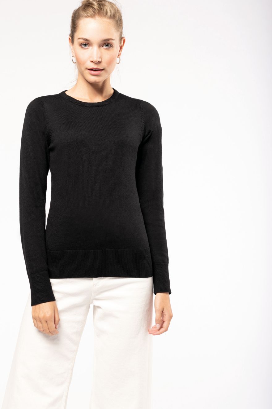 Pull col rond femme Manche longue