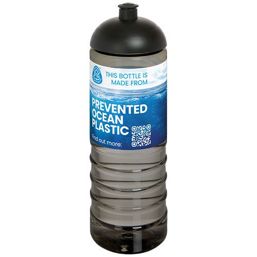 Bouteille publicitaire de sport H2O Active® Eco Treble de 750 ml avec couvercle dôme