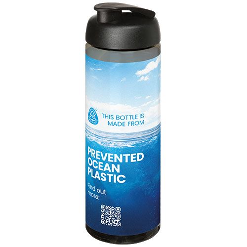 Bouteille publicitaire de sport H2O Active® Eco Vibe de 850 ml avec couvercle à bascule