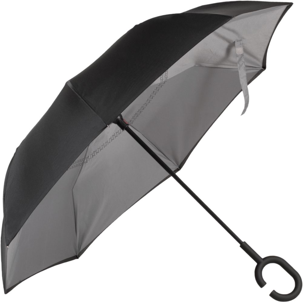 Umgekehrter Regenschirm für freie Hände