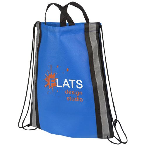 Reflective non-woven drawstring backpack 5L