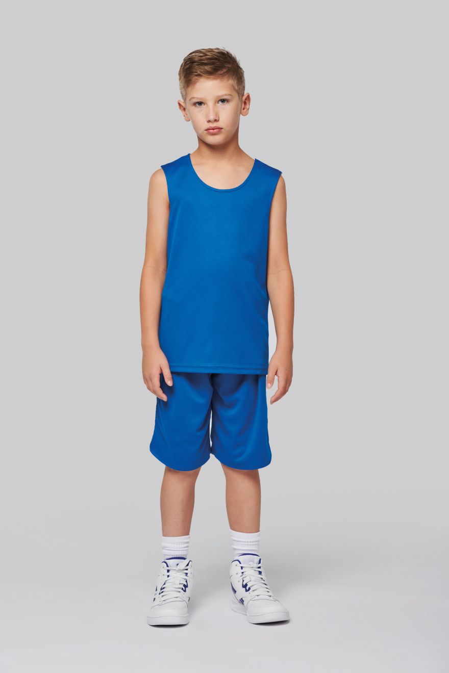 Kit de basketball réversible enfant personalisé Sans manche