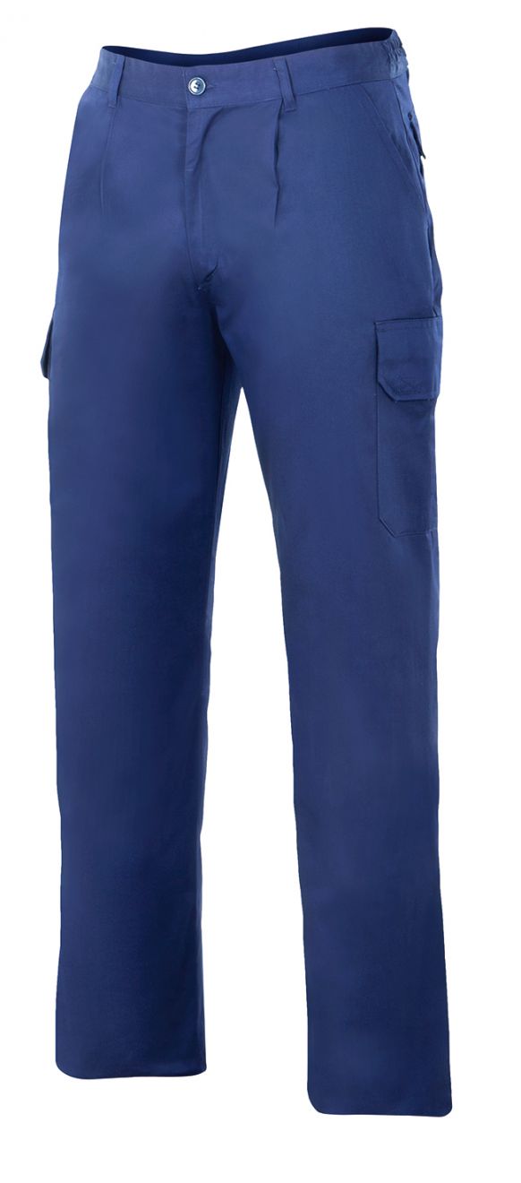 Pantalons de treball velilla encoixinat i multibutxaques de cotó per personalitzar vista 1