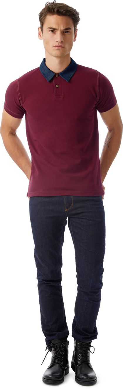 DNM Forward kortermet poloskjorte for menn