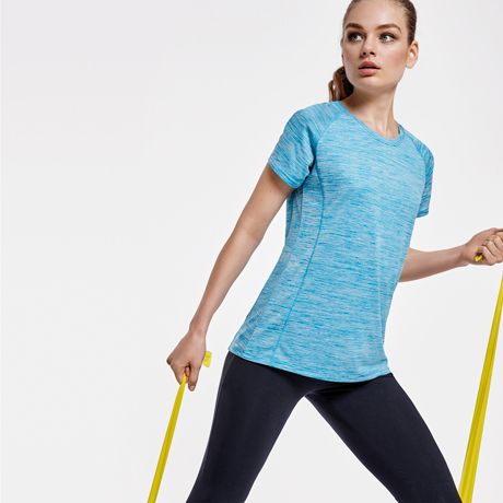 T shirts sport roly austin woman polyester imprimé image 1