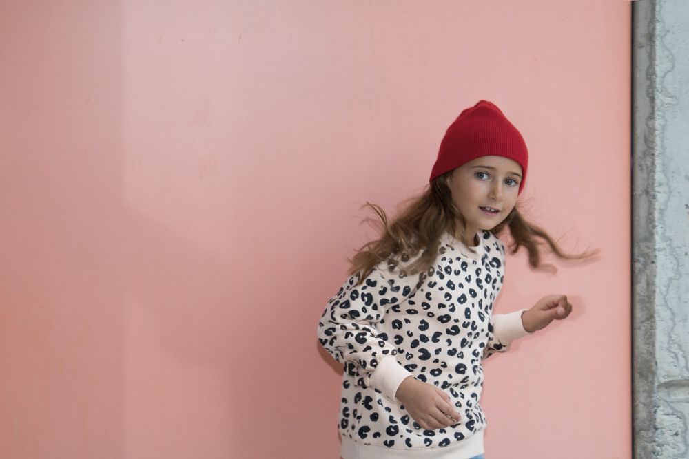 STRIKKET LUE TIL BARN