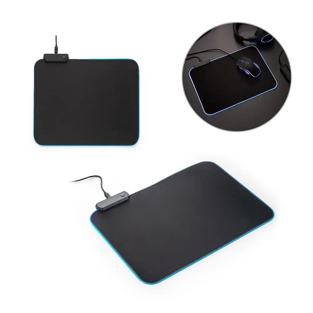 THORNE MOUSEPAD RGB. Alfombrilla para ratón con base de goma