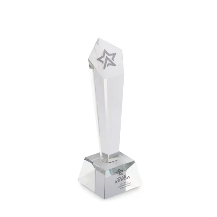 DIAWARD Trofeo de cristal con caja