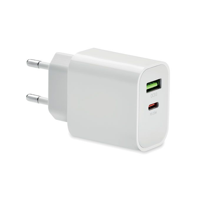 PORT 18W 2 port USB charger EU plug
