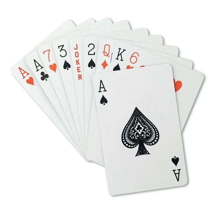 Decks et jeux de société jeu de cartes aruba en boite plastique avec publicité vue 1