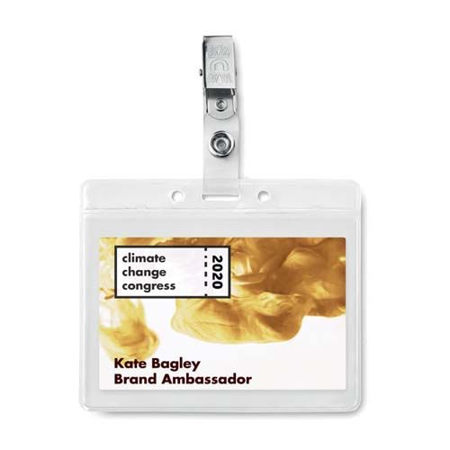CLIPBADGE Porta badge in PVC a partire da 0,26€