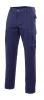 Pantalons de treball velilla multibutxaques amb butxaques de cotó blau marí amb impressió vista 1