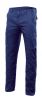 Pantalons de treball velilla stretch multibutxaques 103002s de cotó blau amb impressió vista 1