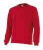 Odzież termiczna do pracy velilla czerwona bawełniana bluza z widocznym nadrukiem 1