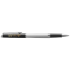 Rollerball con bloques de color y ribete plateado 