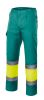 Pantalons reflectors velilla folrat bicolor alta visibilitat de cotó vista 1