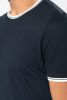 Rundhals-T-Shirt aus Piqué für Herren Kurzärmel