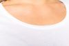 Bio-T-Shirt für Damen mit kurzen Ärmeln und ungesäumtem Halsausschnitt Kurzärmel